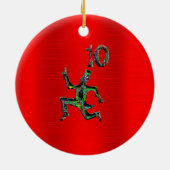 bywhacky第9及び第10日のクリスマス セラミックオーナメント (裏面)