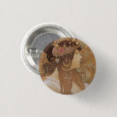 Byzantine Head: Brunette 缶バッジ (正面&裏面)