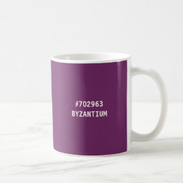 BYZANTIUMカラー16進コードマグ コーヒーマグカップ