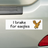 BZ-ワシのバンパーステッカーのためのIブレーキ バンパーステッカー (車上)