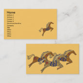 BZ-疾走する馬の名刺。 名刺 (正面/裏面)