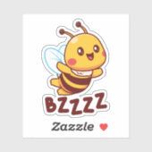 BZZZZかわいい子ども子供へのミツバチ – Cartoon Bee シール (シート)