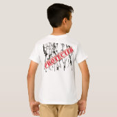 Bzzzzは保護された子供のティーを破裂させました Tシャツ (裏面フル)