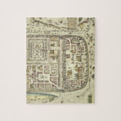 「Cからのエルサレムそして周囲の地図、 ジグソーパズル (縦)