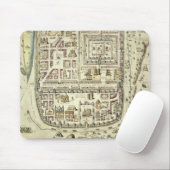 「Cからのエルサレムそして周囲の地図、 マウスパッド (マウス)