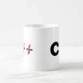 CであってC++ではない コーヒーマグカップ (中央)