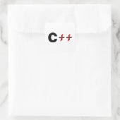 CであってC++ではない スクエアシール (バッグ)
