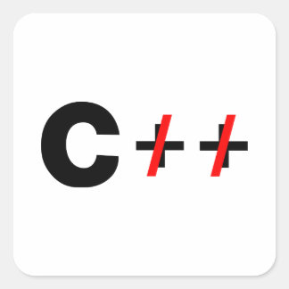 CであってC++ではない スクエアシール