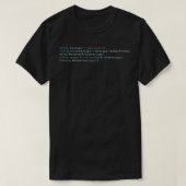 Cで君を愛してる Tシャツ (デザイン正面)