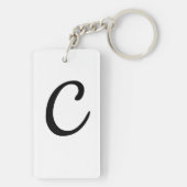 Cで始まる名前 キーホルダー (裏面)