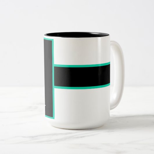 Cに対するケース:アルファベおもしろいットMag ツートーンマグカップ (正面右)