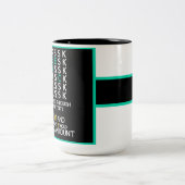 Cに対するケース:アルファベおもしろいットMag ツートーンマグカップ (中央)