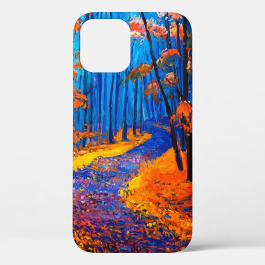 cに美しい秋の森を描いた油絵 Case-Mate iPhoneケース (裏面)