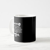 CのあとはEよりI Funny文法文章デザインD コーヒーマグカップ (正面左)