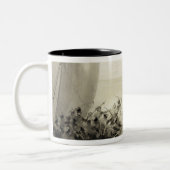 Cのトルコの海賊に十分に乗っているアゾフのコサック人 ツートーンマグカップ (左)