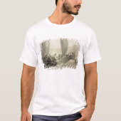 Cのトルコの海賊に十分に乗っているアゾフのコサック人 Tシャツ (正面)