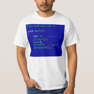 Cのプログラミング Tシャツ