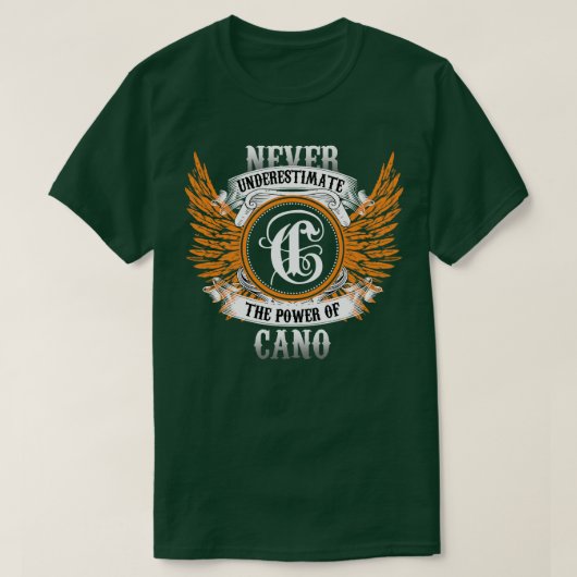 Cの力を甘く見ないカノネームシャツ Tシャツ (デザイン正面)