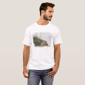 cの彼女の重量との古いフリゲート艦HMS Agamemnon Tシャツ (正面フル)