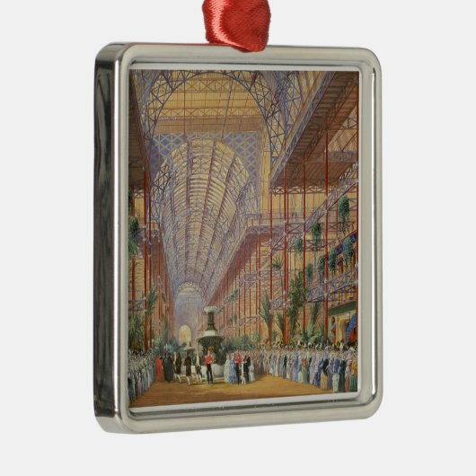 Cの後で1862年の展覧会を開けるビクトリア女王 メタルオーナメント (右)