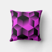 cの格子を持つ抽象芸術幾何学的シームレスパターン クッション (裏面)
