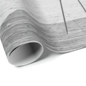 cの超現実的な黒と白の画家スケッチ ラッピングペーパー (ロールコーナー)