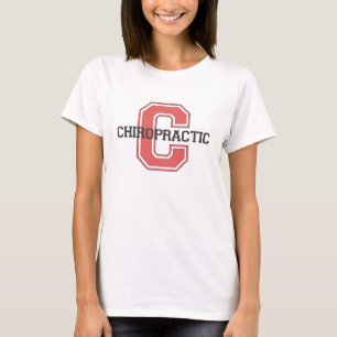 CはカイロプラクティックのTシャツのためです Tシャツ