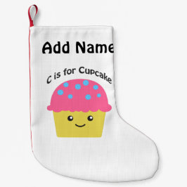 Cはカップケーキ用 スモールクリスマスストッキング