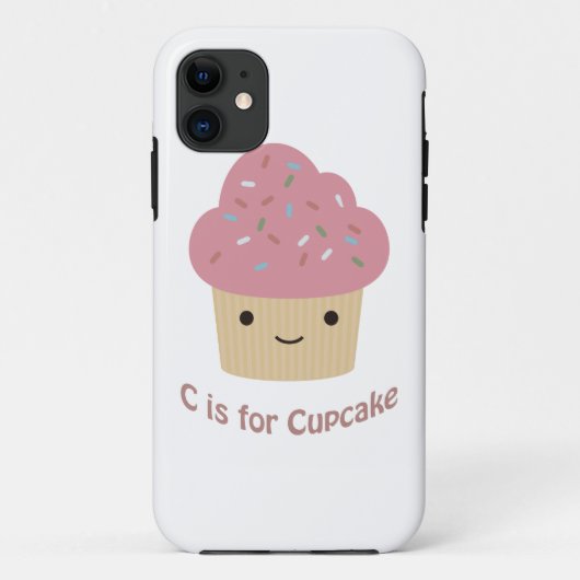 Cはカップケーキ用 Case-Mate iPhoneケース (裏面)