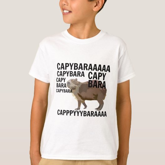 Cはキャピバラ Tシャツ (正面)