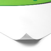 Cはクッキーのアルファベットレター チョコチップ ポスター (角)