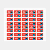 Cはクッキーモンスター |名前の追加 ラベル (シート)