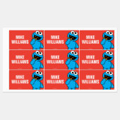 Cはクッキーモンスター |名前の追加 ラベル (シート)