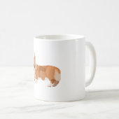 Cはコルギだ コーヒーマグカップ (正面右)