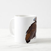 Cはシネレアハゲワシ コーヒーマグカップ (正面左)