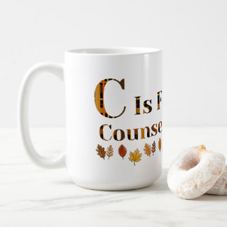 CはスクールカウンセラーのC コーヒーマグカップ