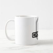 Cはチャーリーのためです コーヒーマグカップ (左)