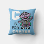 Cはフォン・カウント(Count von Count) |名前の追加 クッション (裏面)