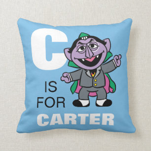 Cはフォン・カウント(Count von Count)  名前の追加 クッション