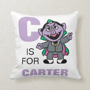 Cはフォン・カウント(Count von Count) 名前の追加 クッション