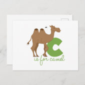Cはラクダ用 ポストカード (正面/裏面)