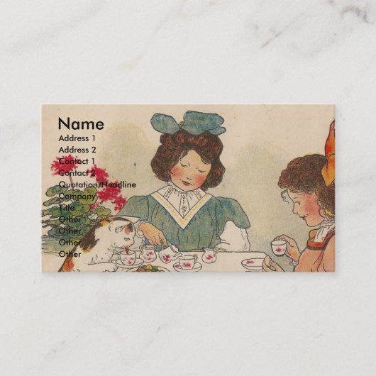 Cは猫用 名刺 (正面)