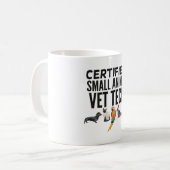 Cは認定小型動物獣獣医向け コーヒーマグカップ (正面左)