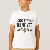 Cは認定Night Vet Tシャツ (正面)