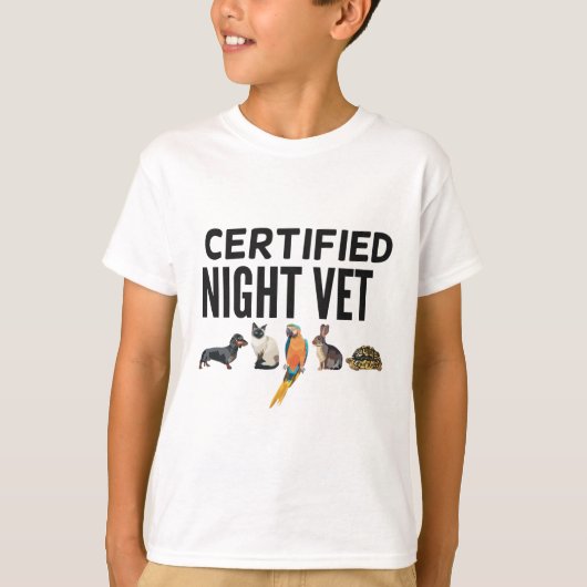 Cは認定Night Vet Tシャツ (正面)