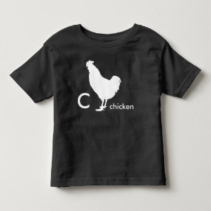 Cは鶏のためです トドラーTシャツ