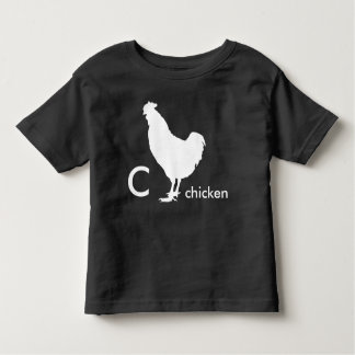 Cは鶏のためです トドラーTシャツ