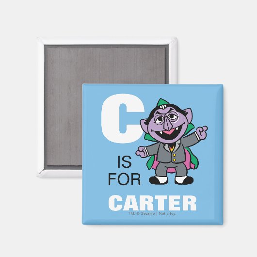 Cは|があなたの名前を加える計算フォンCountのためです マグネット (正面/裏面)