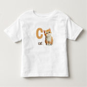 CはCat Toddler T用 トドラーTシャツ (正面)