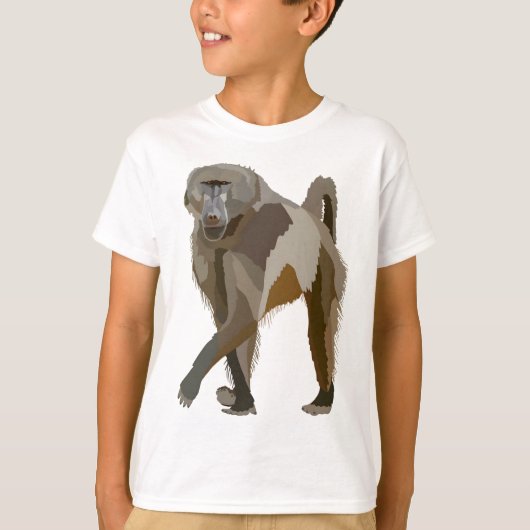 CはChacma Baboonのためだ Tシャツ (正面)